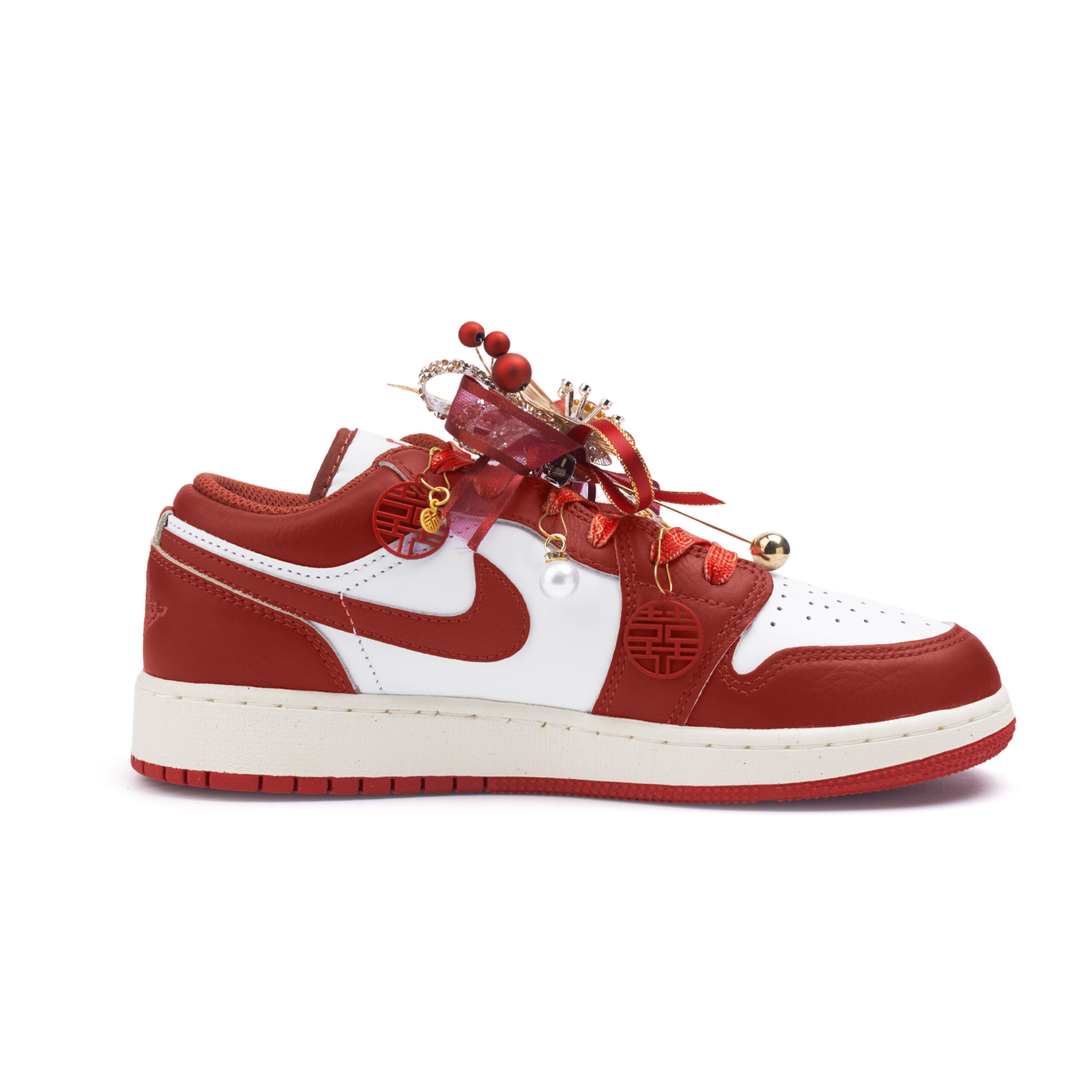Jordan Air Jordan 1 Low top Vintage Basketball Shoes Women’s Red