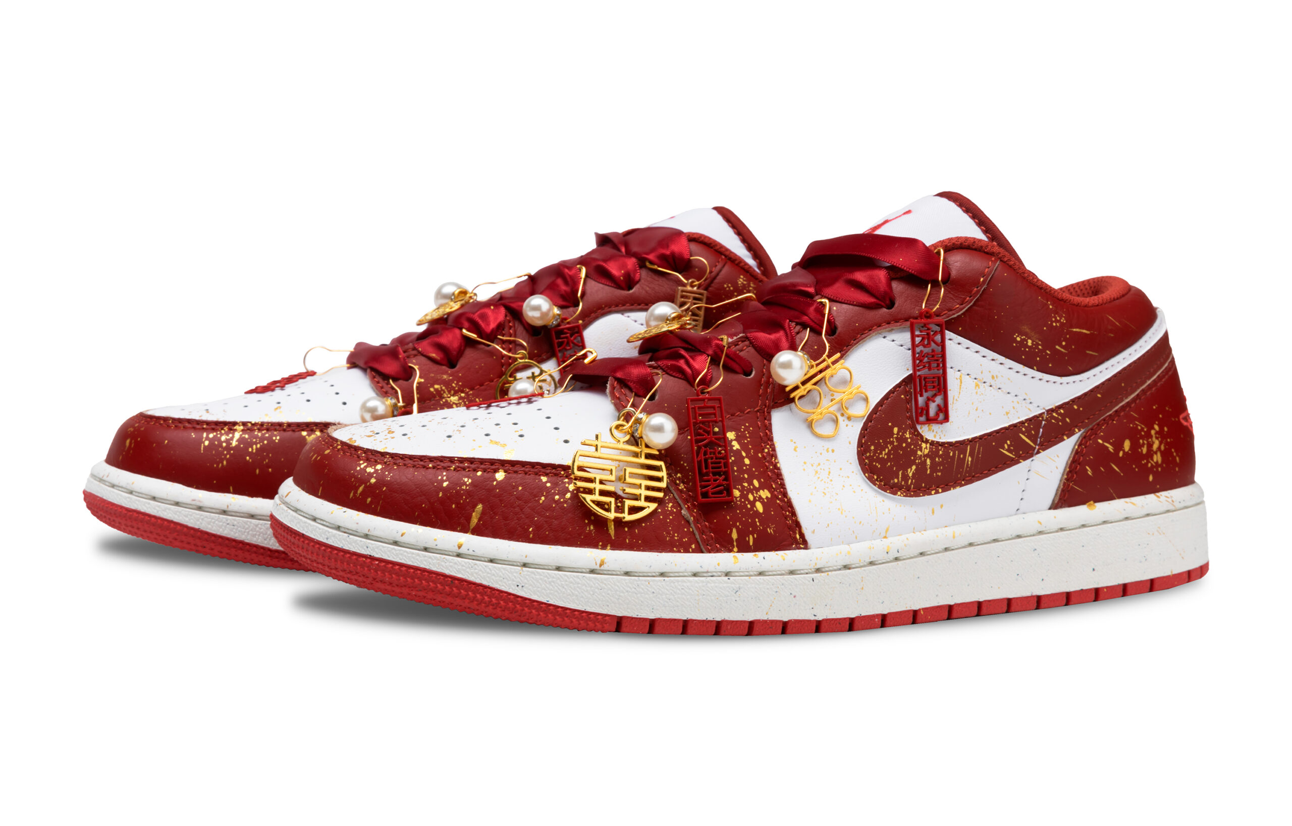Jordan Air Jordan 1 Vintage Basketball Shoes Men’s Low Top Red/White