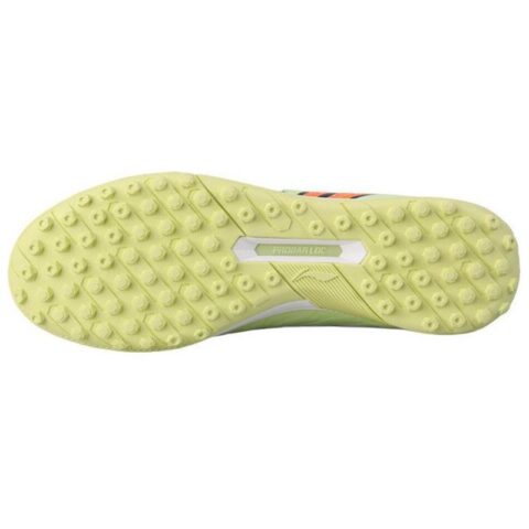 Li Ning Brocade Artificial Turf, Natural Grass Slip Resistant Abrasion Resistant Soccer Shoes Men’s Green Orange