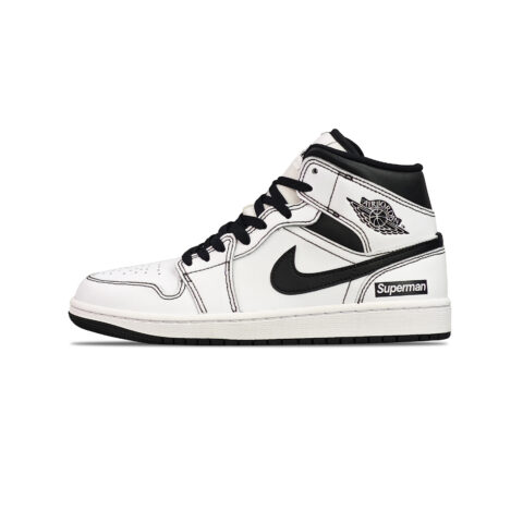 Jordan Air Jordan 1 Abrasion Resistant High top Vintage Basketball Shoes Unisex