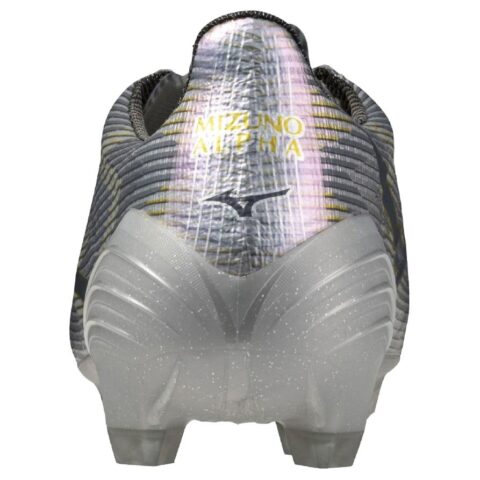 Mizuno Alpha 2 Slip Resistant Abrasion Resistant Soccer Shoes Unisex Silver Gray
