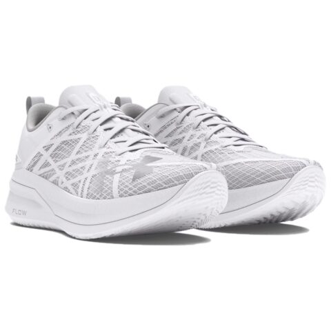 Under Armour VELOCITI PRO Abrasion Resistant Abrasion Resistant Low top Running Shoes Unisex White Gray