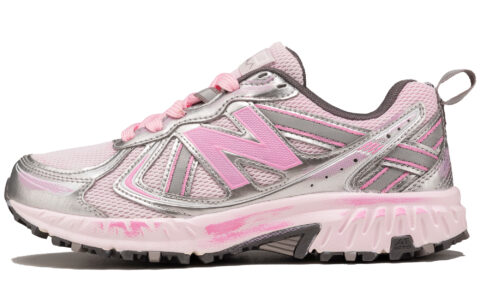 New Balance NB 410 V5 Textile, Artificial Leather Breathable Low top Running Shoes Unisex Pink