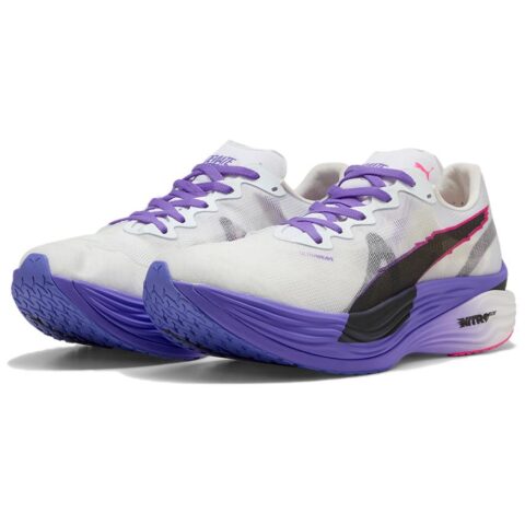 PUMA Deviate NITRO Elite 3 Low top Running Shoes Unisex White Purple