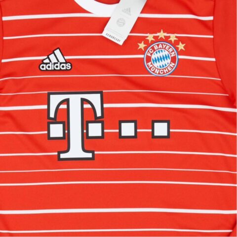 Adidas Bayern Munich Black Soccer Jersey Men’s Red