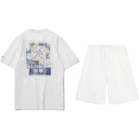Li Ning Casual Sportswear Unisex White+White