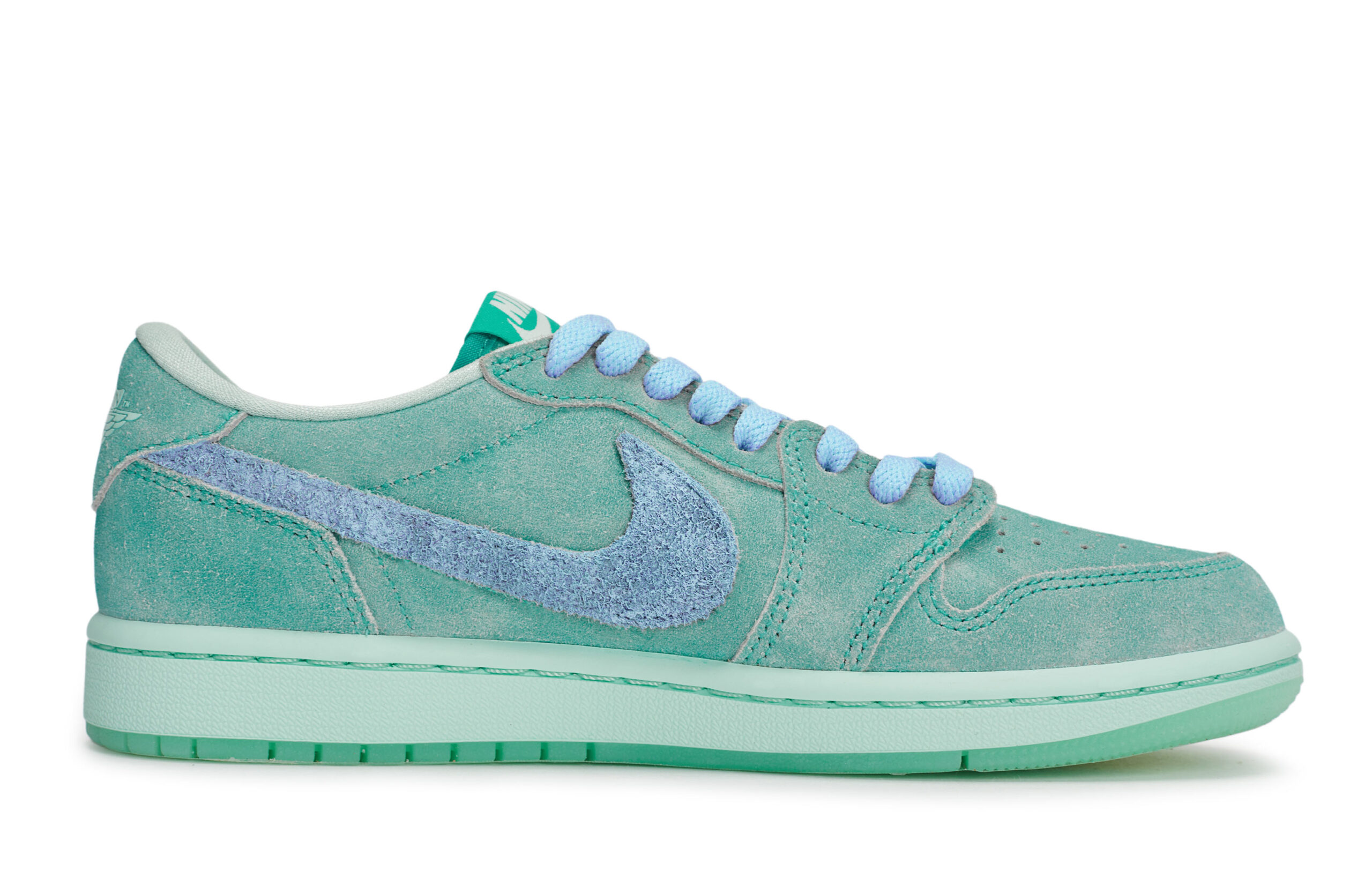 Jordan Air Jordan 1 Vintage Basketball Shoes Women’s Low Top Blue/Green