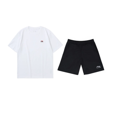 Li Ning Casual Sportswear Unisex White+Black