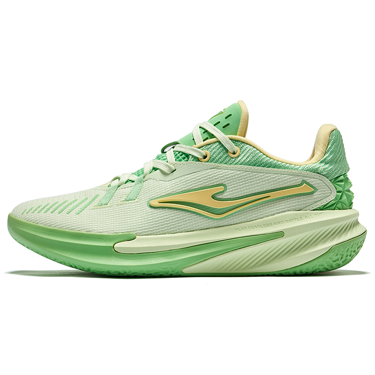 Erke Fearless 2.0 Basketball Shoes Men’s Low Top European Teal Lime Green