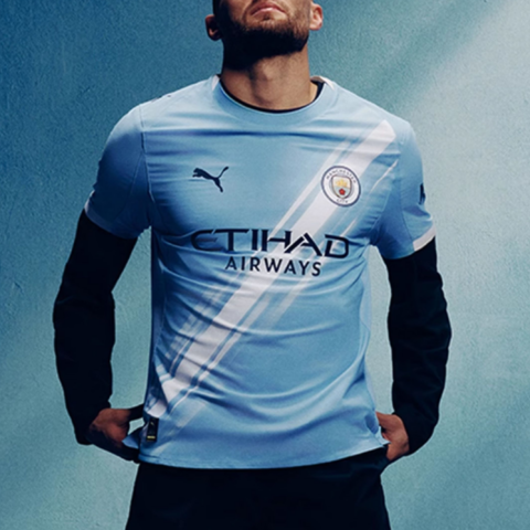 PUMA Manchester City Soccer Jersey Men’s Blue