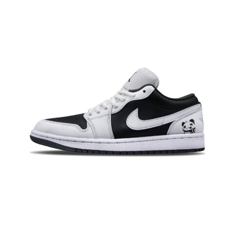 Jordan Air Jordan 1 Low 0° Low top Vintage Basketball Shoes Unisex Black White