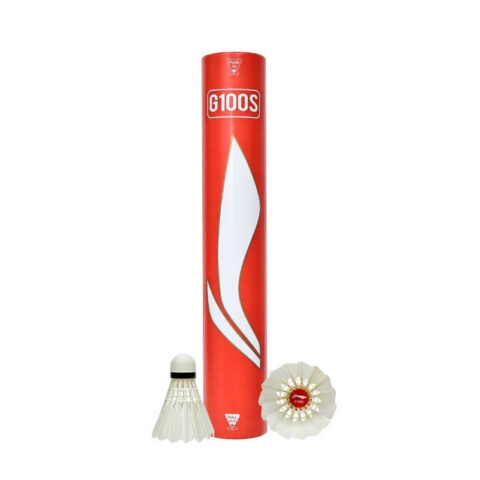 Li Ning G100S Goose Feather Shuttlecock 12 Pack Goose Feather Single Side Goose Feather
