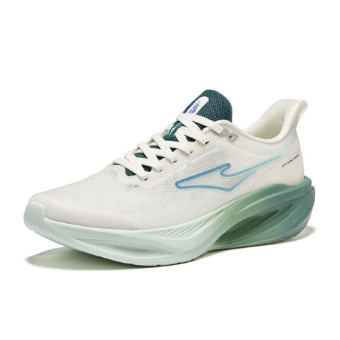 Erke Cushioning Rebound Low top City Commuting Running Shoes Men’s Microcrystal White Pine Green