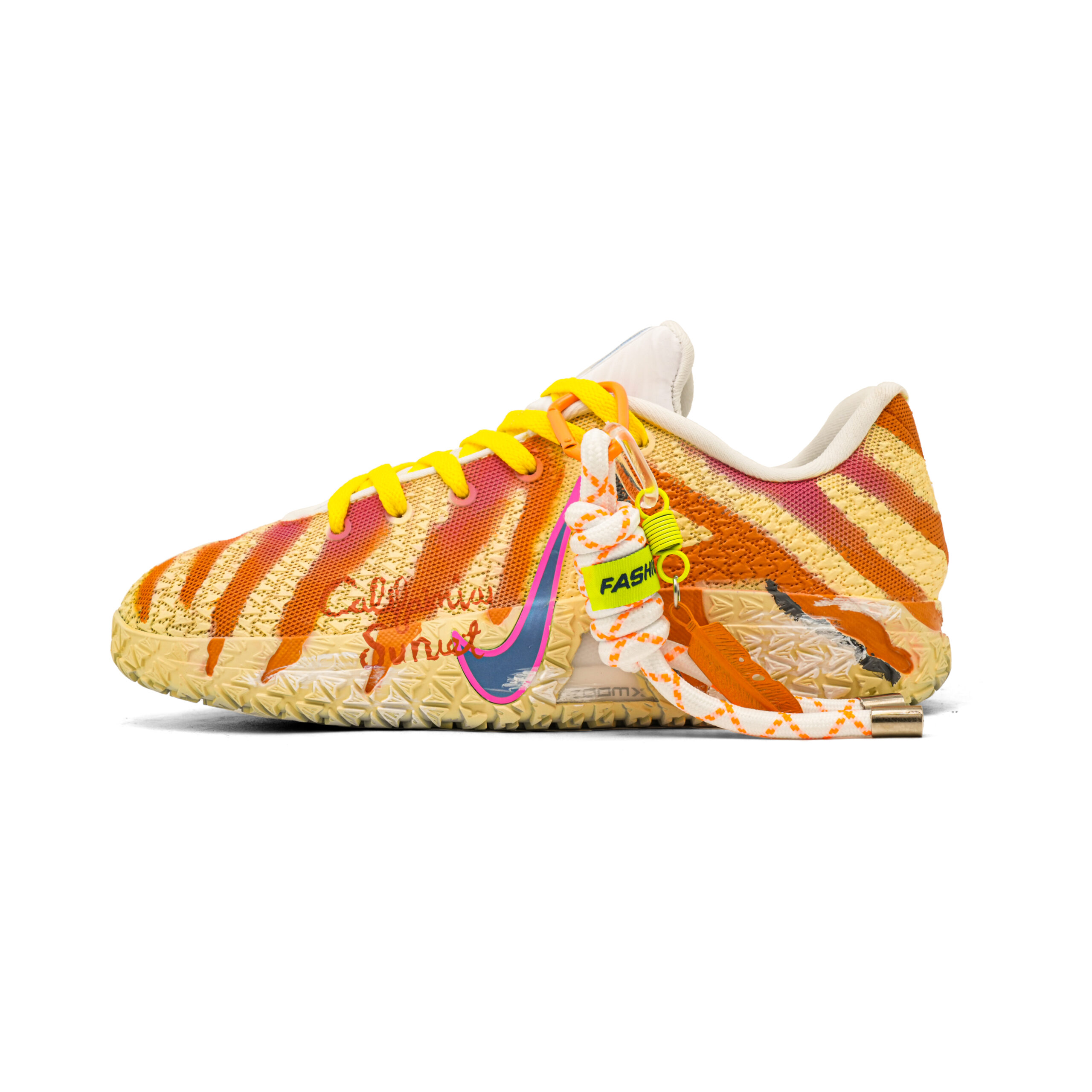 Nike Ja Morant 3 Basketball Shoes Unisex Low Top Pink, Orange