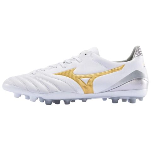 Mizuno Slip Resistant Abrasion Resistant Slip Resistant Abrasion Resistant Soccer Shoes Men’s White Yellow