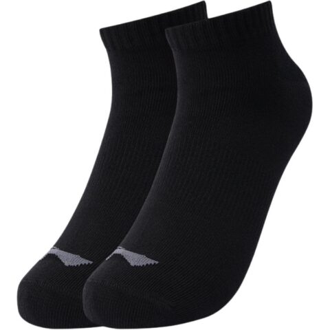 Li Ning Ankle Socks Unisex 2 Pack Black/Black
