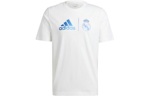 Adidas Real Madrid Soccer Jerseys Men's White Moderate Straight Fit
