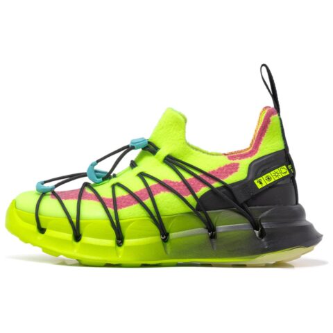 CARBONSTAR PRO Cushioning Abrasion Resistant Breathable Low top Running Shoes Unisex Yellow Green