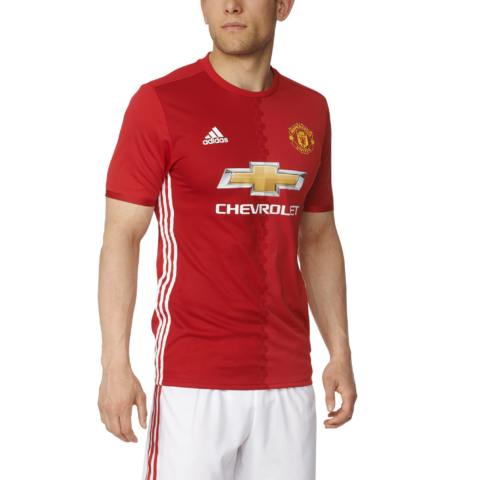 Adidas Soccer Jersey Player Edition 16 17 Manchester United Home Men’s Red