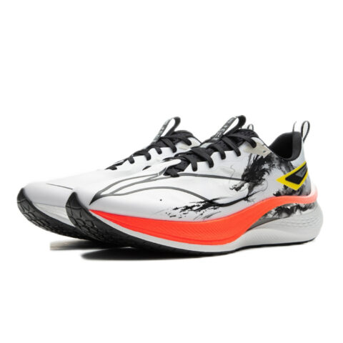 Li Ning Red Hare 7 Pro Cushioning Slip Resistant Breathable Low top Casual Running Shoes Men’s White