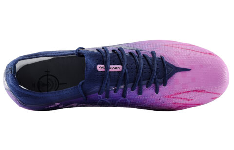 KELME Shadow 2.0 MG Multi Ground Breathable Soccer Shoes Unisex Dark Blue Neon Pink