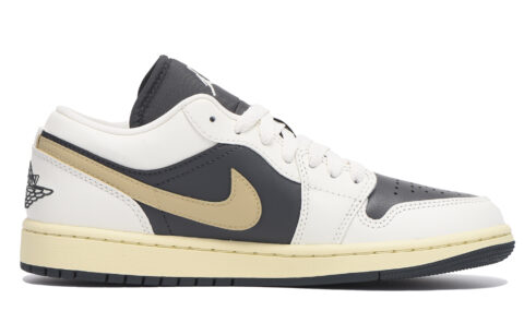 Jordan Air Jordan 1 Synthetic Leather Slip Resistant Abrasion Resistant Low top Vintage Basketball Shoes Women’s