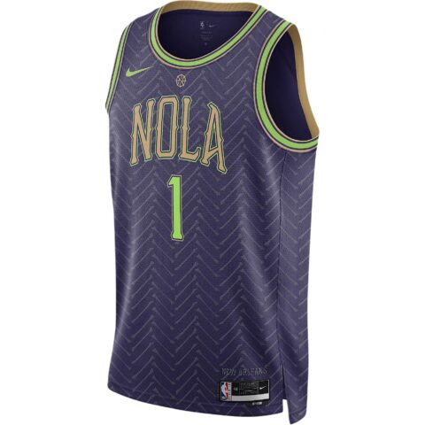 Nike Zion Williamson New Orleans Pelicans 2024/25 City Edition Men’s Nike Dri FIT Nba Swingman Jersey