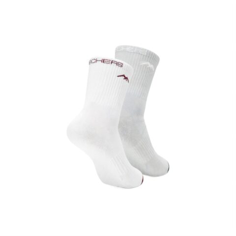 Skechers Crew Socks Women’s 2 Pack Cloud White