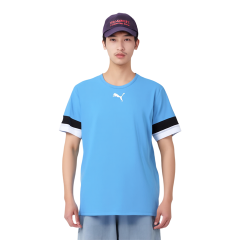 PUMA Soccer Jersey Men’s Light Blue Black