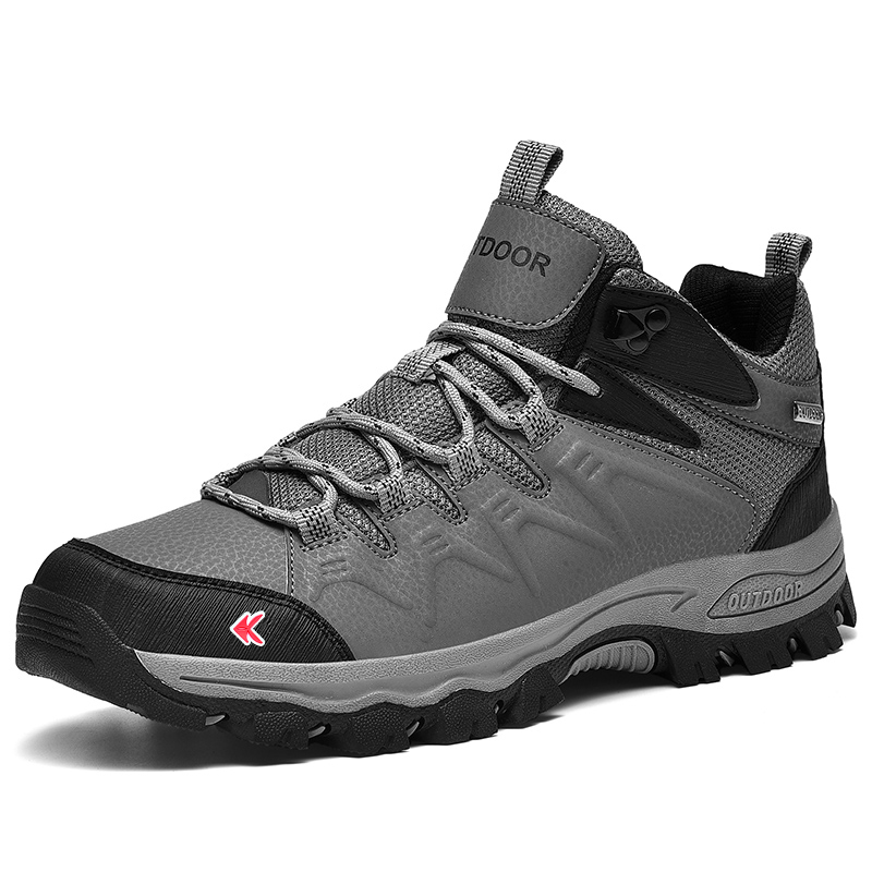 ZANSITE Artificial Leather Mid top Mountaineering & Hiking Shoes Men’s