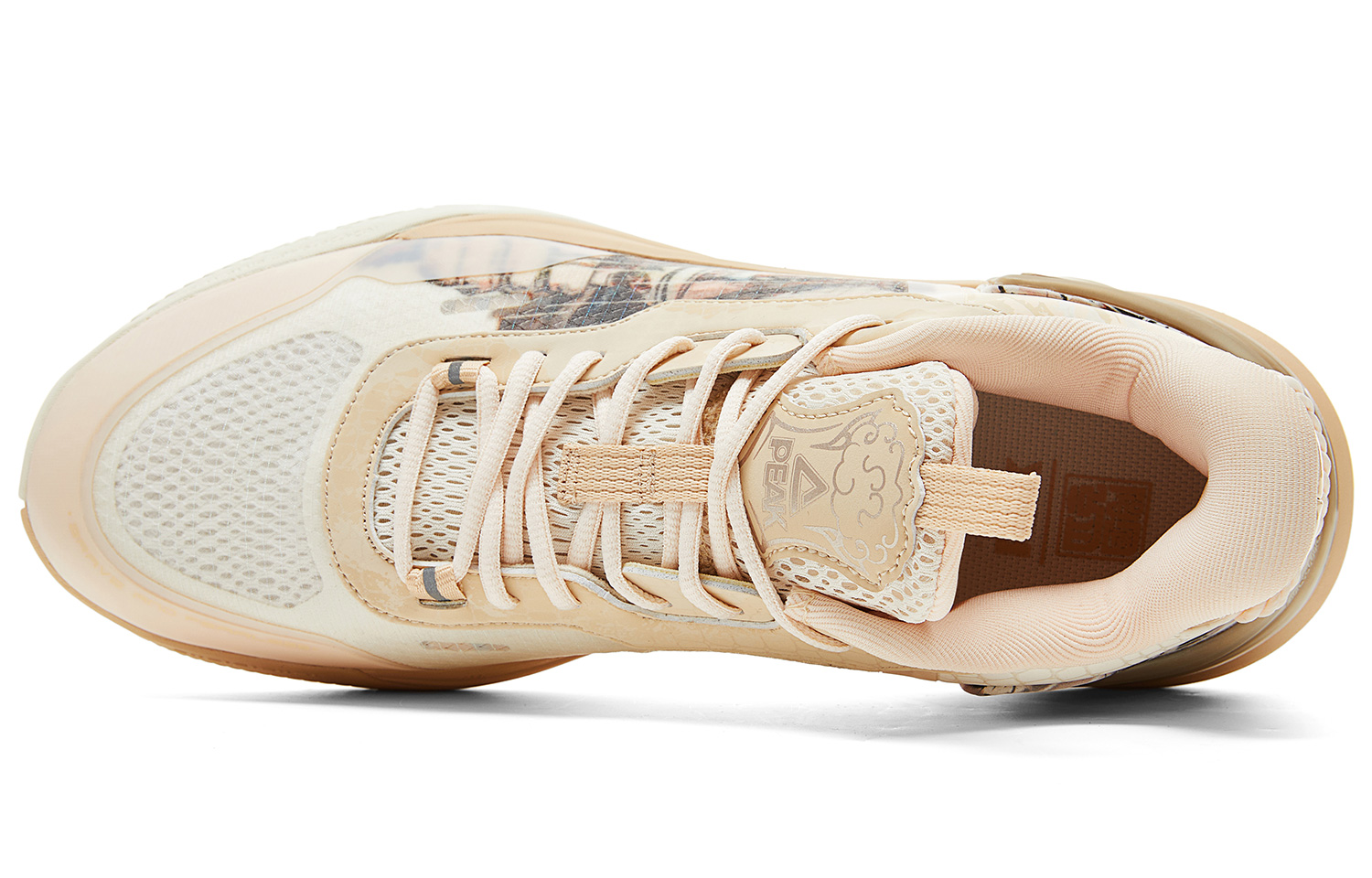 PEAK Chinese Original Collection Basketball Shoes Men’s Low Top Desert Pink