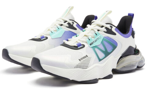 QIAODAN Arctic Pluto 3.0 Cushioning Slip Resistant Abrasion Resistant Low top Running Shoes Men’s Ivory Black