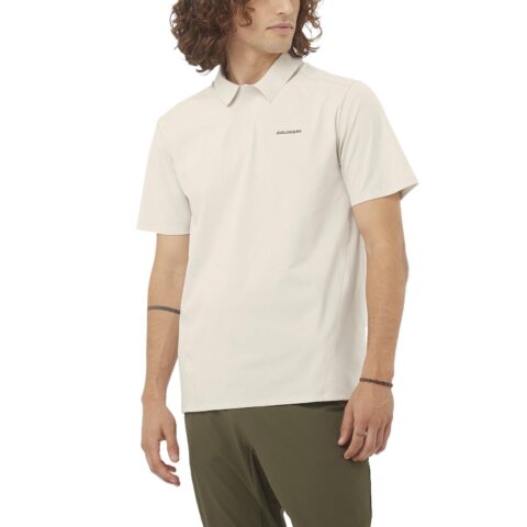 SALOMON Quick Dry T Shirts Men’s Ecru