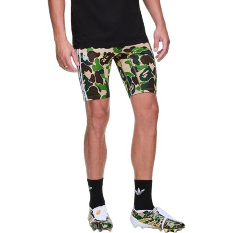 Adidas x Bape Fb camouflage stripe shorts
