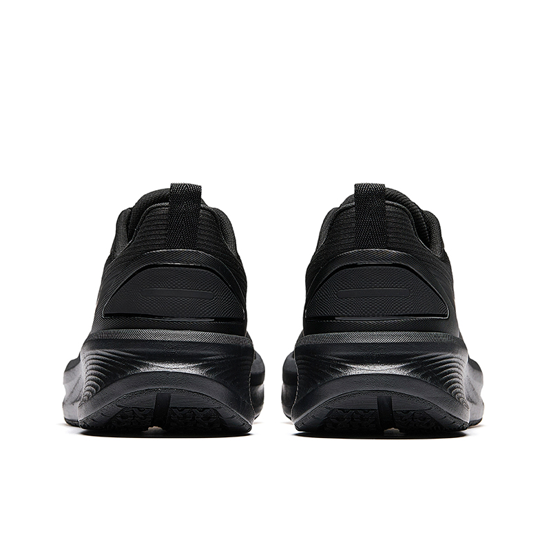 Anta Textile, Synthetic Leather Low top Training Shoes Men’s Basic Black