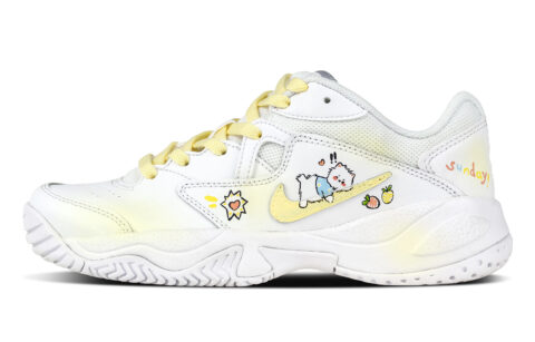 Nike Court Lite 2 Papa Kitten Textile, Synthetic Leather Abrasion Resistant Abrasion Resistant Low top Tennis Shoes