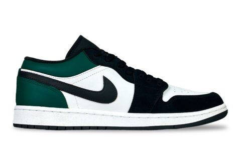 Jordan Air Jordan 1 Low top Vintage Basketball Shoes Unisex Emerald Green