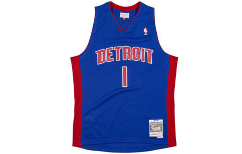 Mitchell Ness Basketball Jersey Men's Blue