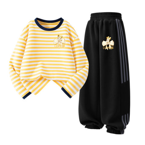 Disney Kids Casual Sportswear Lapel Moderate