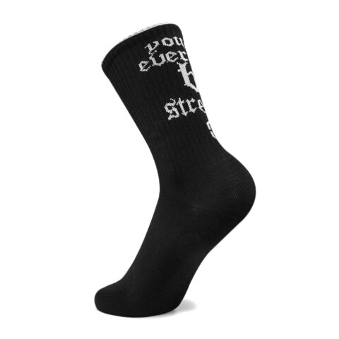 Li Ning Badfive Crew Socks Unisex 1 Pack Black