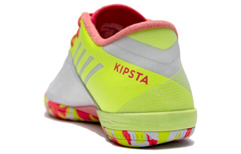 DECATHLON Kipsta Ginka 900 IC/in Cushioning Slip Resistant Abrasion Resistant Soccer Shoes Men’s White Pink
