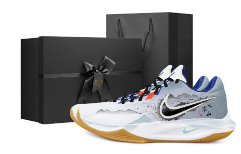 Nike Precision 6 Cold Mountain Black Box Fabric Slip Resistant Abrasion Resistant Low top Basketball Shoes Men’s Blue