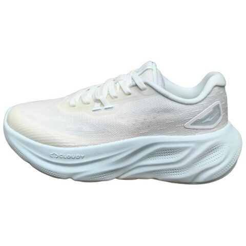 Erke Slip Resistant Abrasion Resistant Low top Casual Running Shoes Unisex White Blue