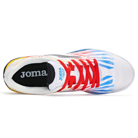 Joma IC/in Fabric Slip Resistant Abrasion Resistant Soccer Shoes Men’s White