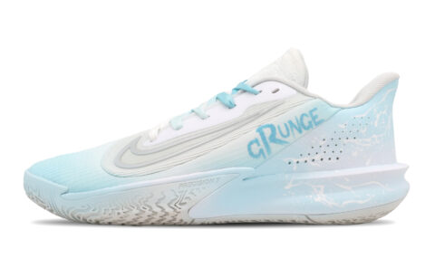 Nike Precision 7 Maris Sal Ice Crystal Cushioning Lightweight Rebound Low top Basketball Shoes Unisex Bright White Blue