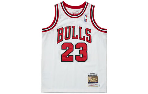 Mitchell Ness Basketball Apparel White Kids’
