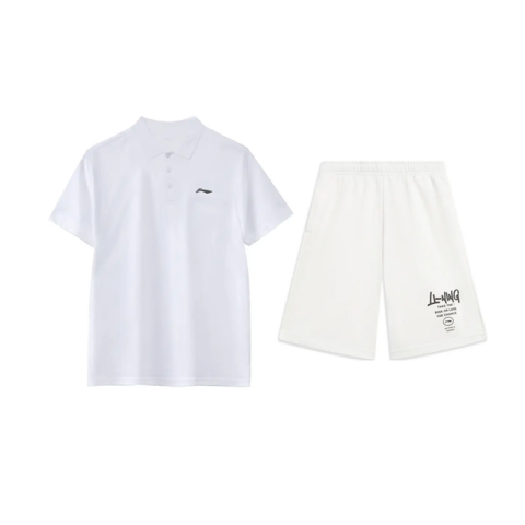 Li Ning Casual Sportswear Unisex White+White