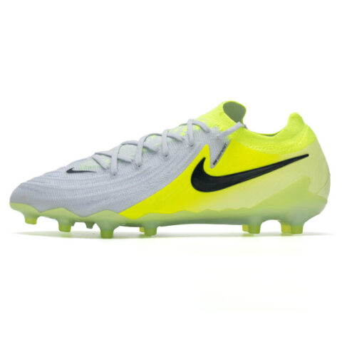 Nike Phantom GX 2 Elite AG Artificial Ground Artificial Turf Soccer Shoes Men’s Gray Yellow