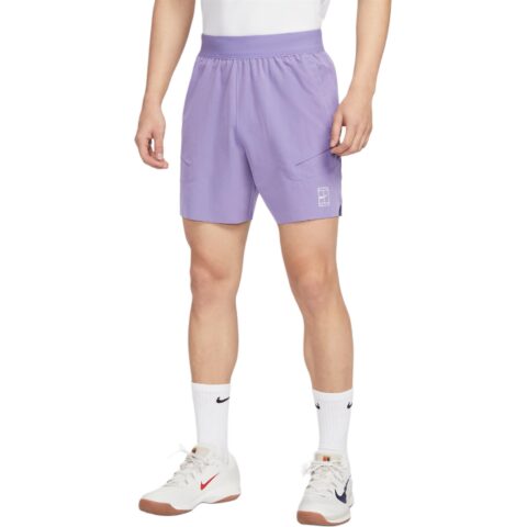 Nike Court AdvantageDri Fit Tennis Bottom Men's Soft Purple/White