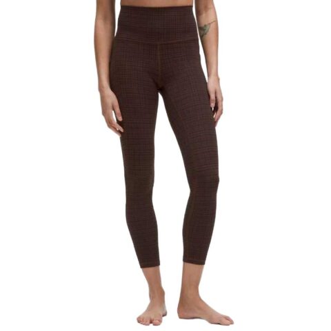 Lululemon AlignNulu™ Yoga Pants 25' Women's Glowing Mesh Lava Cake Multicolor Lava Cake